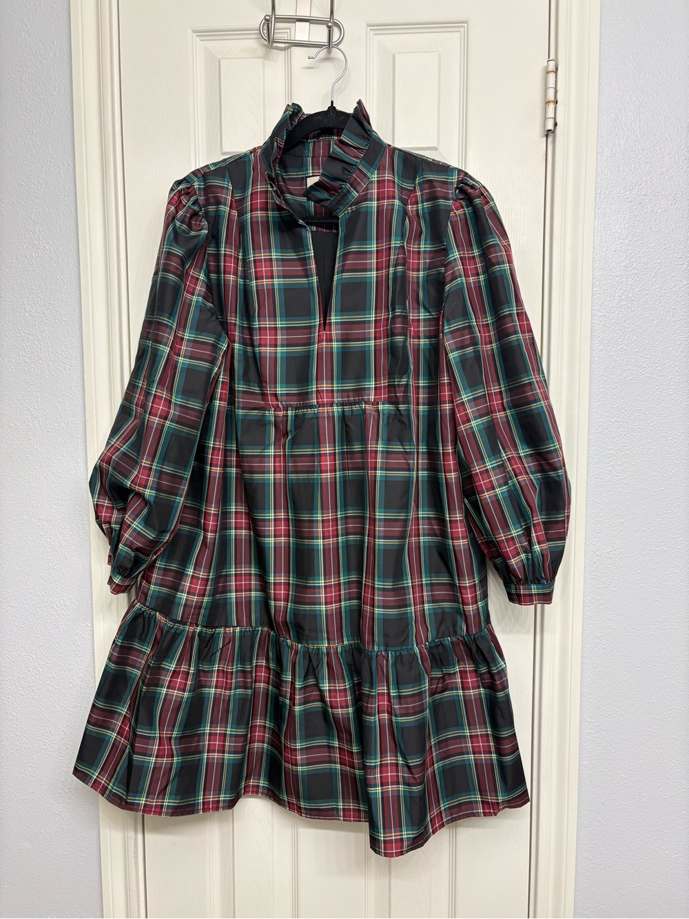 Tuckernuck Plaid Palmerston Dress - Green & Red